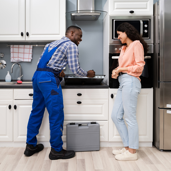 can you provide an estimate for cooktop repair before beginning any work in Brunson